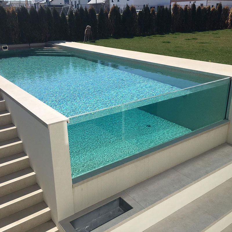 Swimming Pool Glaswand